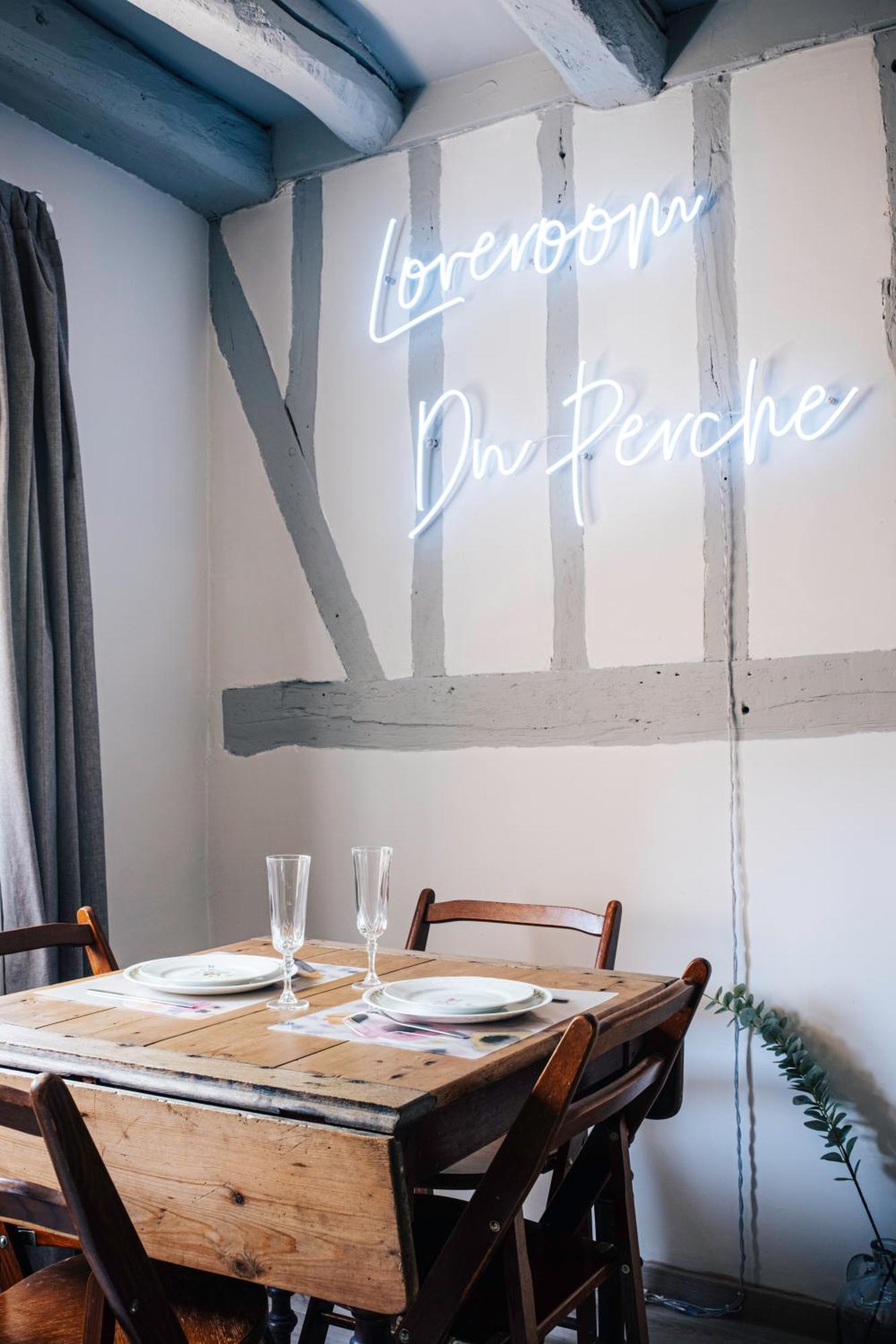 Loveroom Du Perche : Maison Avec Balneo Moulins-la-Marche Extérieur photo